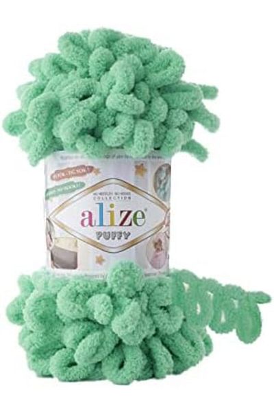 Alize Puffy Hand Knitting Yarn 1PC (Color Teal no. 741)