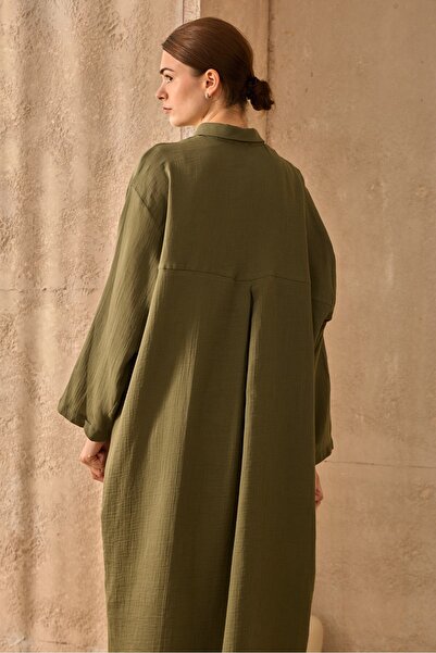 QANU Muslin Dress Green