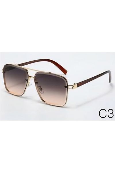 Escales Men's Uv-400 Protection Luxury Sunglasses