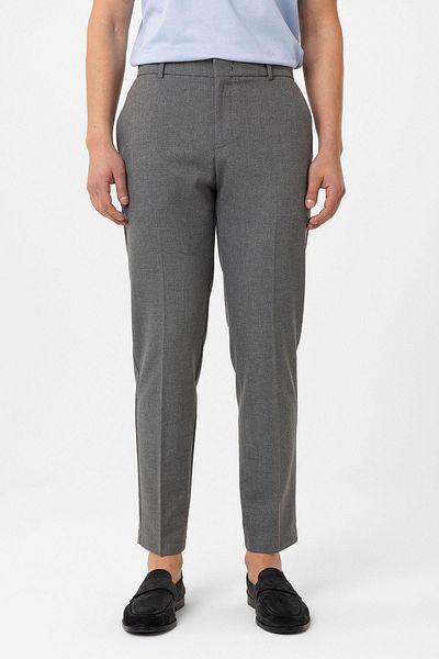 Antioch Gray Slim Fit Comfort Men's Trousers