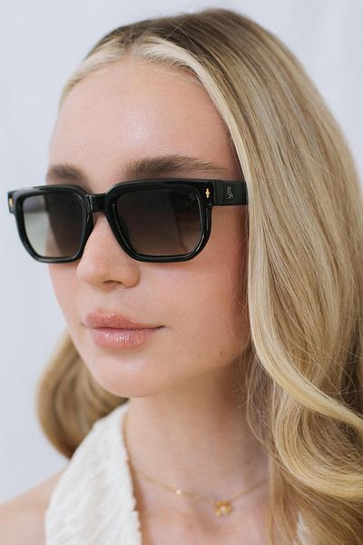 Bilge Karga Ronald Black Green Gradient Sunglasses
