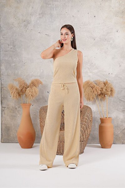 Rouge basıc Burumuc Single Shoulder Set