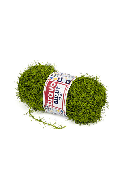 Bravo Νήματα Bulut Sakal 100 γραμμάρια 100 μέτρα (Κωδικός χρώματος: 425) Πράσινο