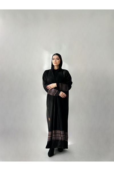 elegant hijab Elegant chamois and cashmere abaya