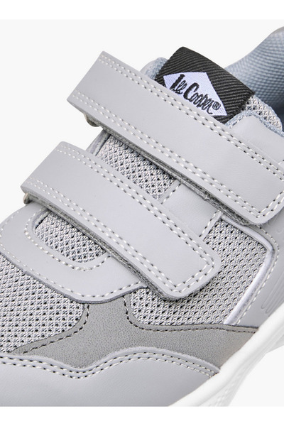 Lee Cooper Boys' Panelled Sneakers with Hook and Loop Closure