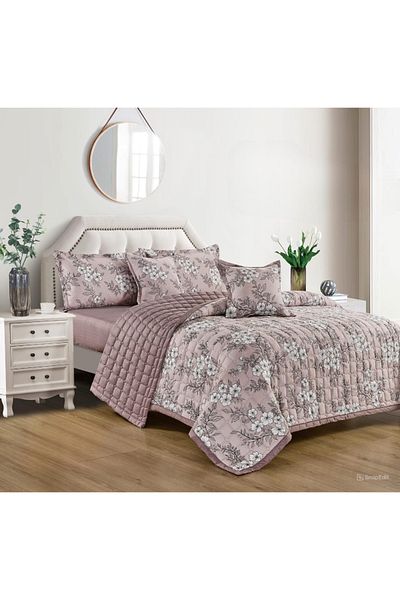 Mark Practical summer double bed duvet set with a printed design, made of the finest microfiber materials.