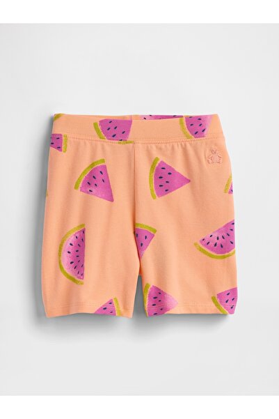 GAP Kız Bebek Turuncu Biker Şort