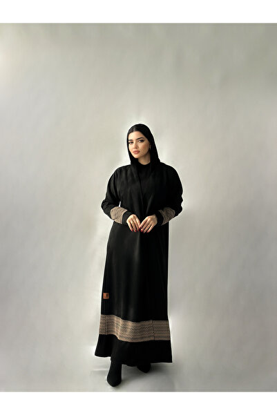 elegant hijab عباية شامواه بخطوط أنيقة