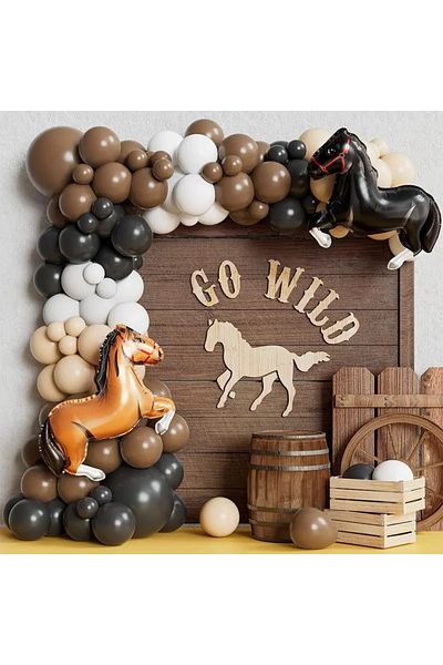 Baloane Vesele Go Wild Party Balloon Arcade 134 Pieces ARC146