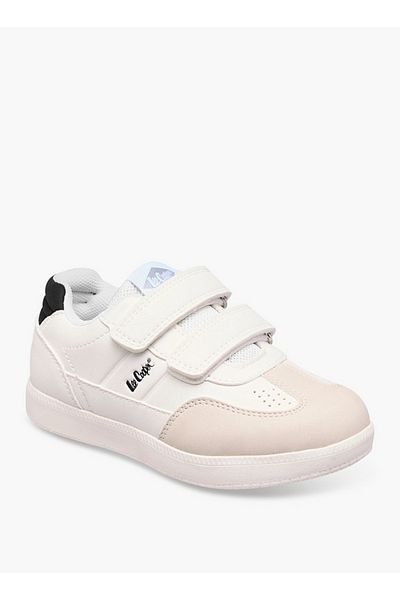 Lee Cooper Boys' Panelled Sneakers with Hook and Loop Closure