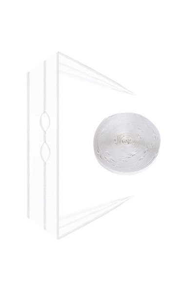 zola Element de etansare fereastra, pentru aparat portabil de aer conditionat,4 m, alb