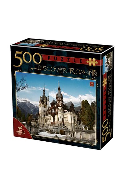 D-Toys Peleș Castle Puzzle – 500 piece puzzle – Discover Romania