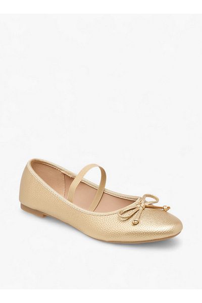 Flora Bella by Shoexpress Women Bow Accent Ballerina Shoes with Elasticated Strap
