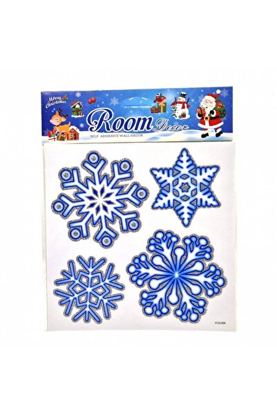 OEM Decorațiune de Crăciun, autocolant fulg de zăpadă, model 2402