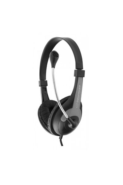 ESPERANZA Headphones with microphone and volume control, Esperanza, EH158K, stereo