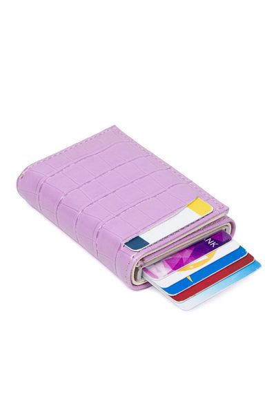 Newish Polo Men's Mechanized Card Holder and Wallet - Lilac