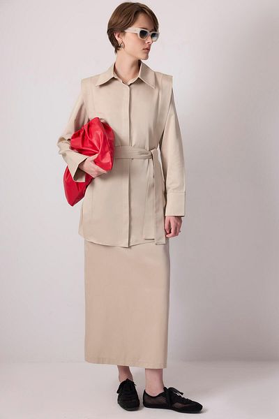 Touché Privé BELLY POPLIN SHIRT