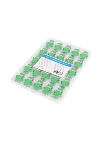 Lanberg Set of 25 fiber optic network adapters with SC/APC connectors, Lanberg 43362, SM SIMPLEX