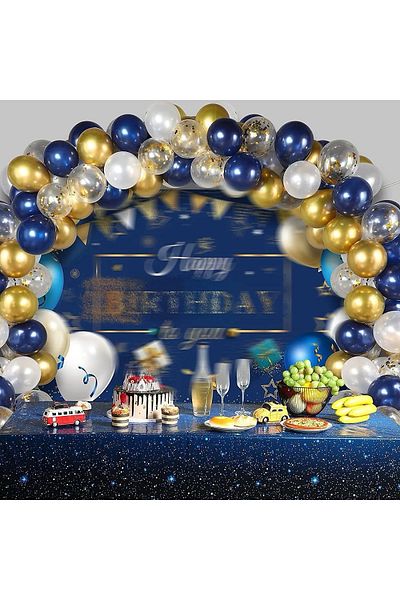 Baloane Vesele Birthday Party Balloon Arch And Photo Backdrop 51 Pieces ARC171