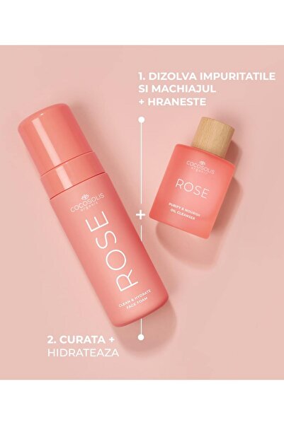 Cocosolis ROSE Purify & Nourish Oil Cleanser - 50 ml