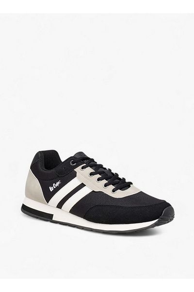 Lee Cooper Men's Panelled Sneakers with Lace-Up Closure