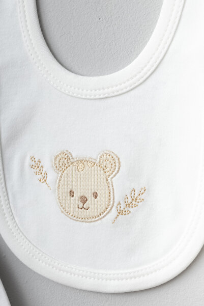 Bebitof Cute Tiger Patterned Baby 5 Piece Newborn Hospital Release Bodysuit Set