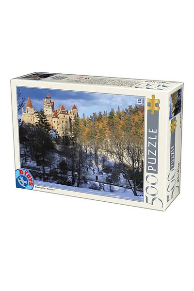 D-Toys Puzzle Bran Castle Winter – Puzzle 500 pieces