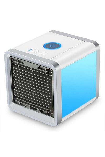 Rovitech Mini ventilator, Portabil, 10 W, Alb/Albastru