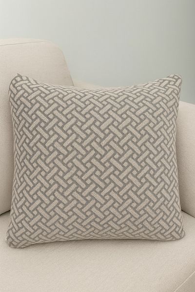 uzhanem Throw Pillow Case Custom Design Punch Poncho Pattern Decorative Throw Pillow Case 43cm X 43cm 1Pcs