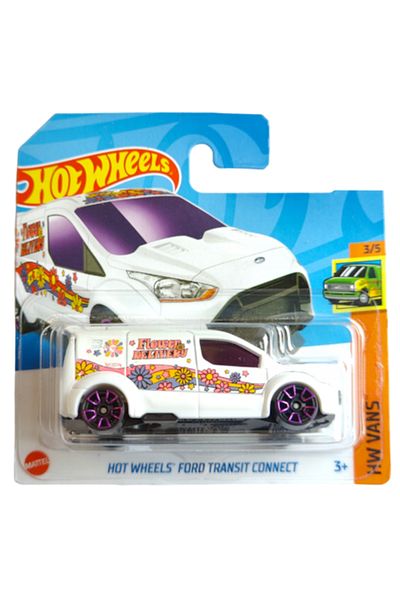 HOT WHEELS Masinuta metalica Hot Wheels, Ford Transit Connect, Treasure Hunt, Editia 2024, 1:64