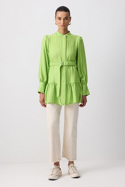 Touché Privé Belted Viscosin Shirt