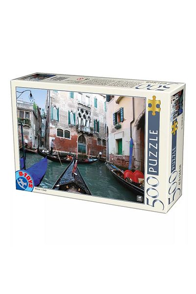 D-Toys Puzzle Gondolas, Venice – Puzzle 500 – pieces Daytime landscapes