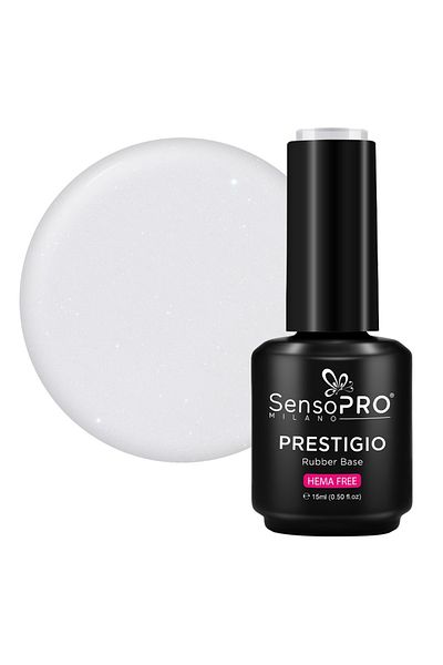SensoPRO Milano Rubber Base PRESTIGIO SensoPRO Milano - Ivory Silk 15ml