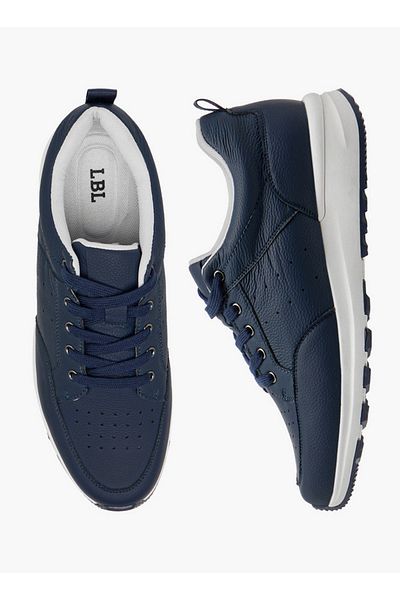 LBL by Shoexpress Men Perforated Sneakers with Lace-Up Closure