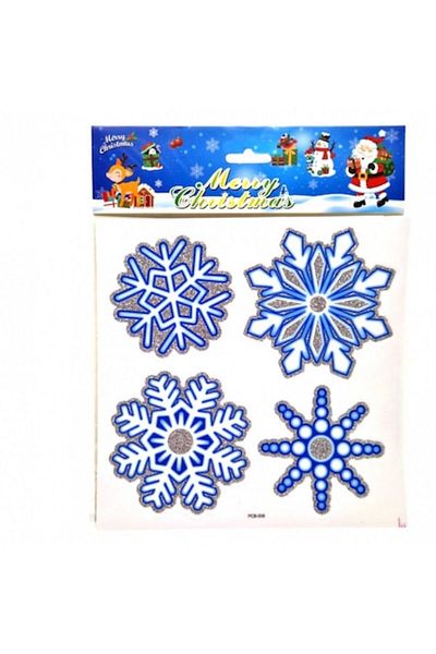OEM Decorațiune de Crăciun, autocolant fulg de zăpadă, model 2405