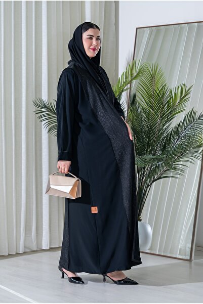 elegant hijab Golden Touch Abaya