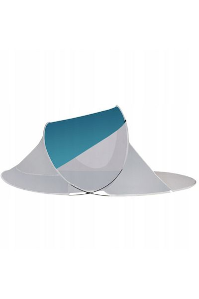 zola Blue beach tent, storage cover, 220x120x90cm, blue-grey