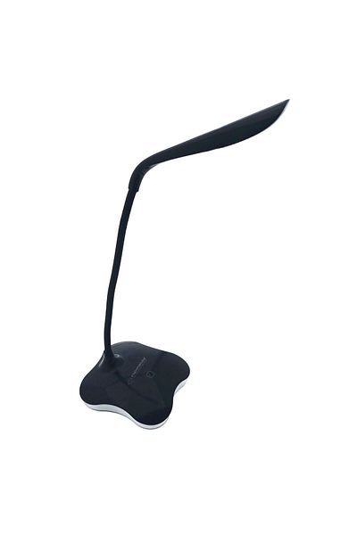 ESPERANZA LED lamp, Esperanza Mimosa ELD105K, with illuminated base, flexible arm 21 cm, dual power supply