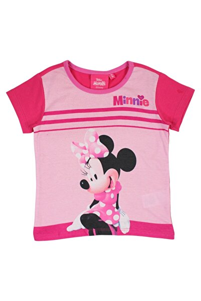 Minnie Mouse Children's short-sleeved pajamas, 100% cotton, multicolor, Happy, Minnie Mouse, Disney