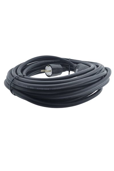 OEM Extension cable, length 20m, for electrical supply, with rubberized plug and coupling
