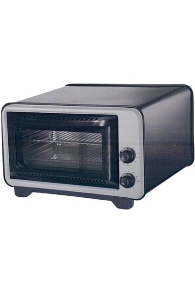KUMTEL Electrical Oven, 36 Liter Capacity, Black Body/Grey Panel