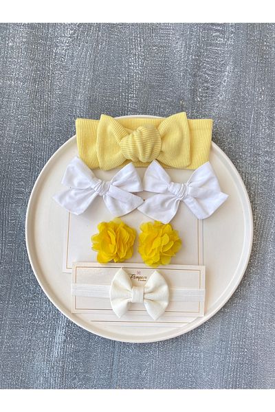 pempem bandana Baby Girl Child Bandana Buckle Set