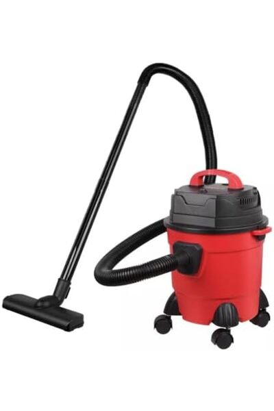 KRAWN مكنسة كهربائية للتنظيف الرطب والجاف، 800 واط، خزان سعة 15 لترًا، نظام ت...