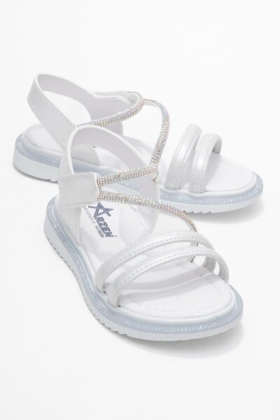 CCWAY AYAKKABI Детски сандали с 4 канта, бели