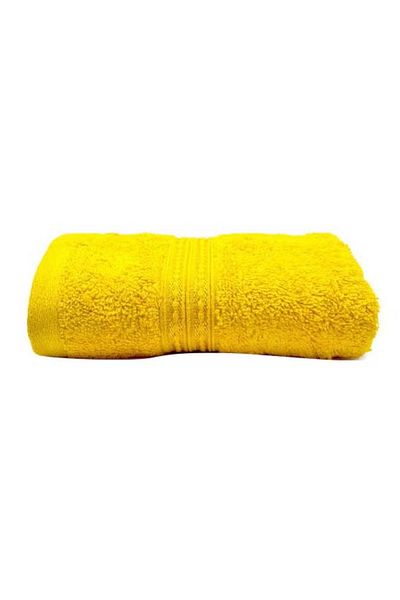 RAHALIFE HOME SOLUTION Soft Cotton Hand Towel Yellow 40x70cm – Ultra-Absorbent & Quick Drying for Daily Use