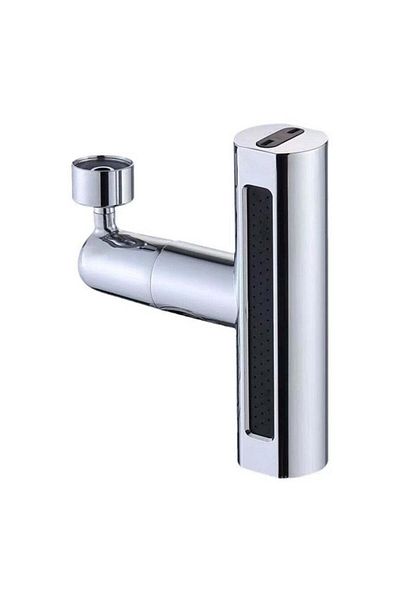 divendi-ro Tap extension 3 in 1, 360°, 3 working modes, copper, silver