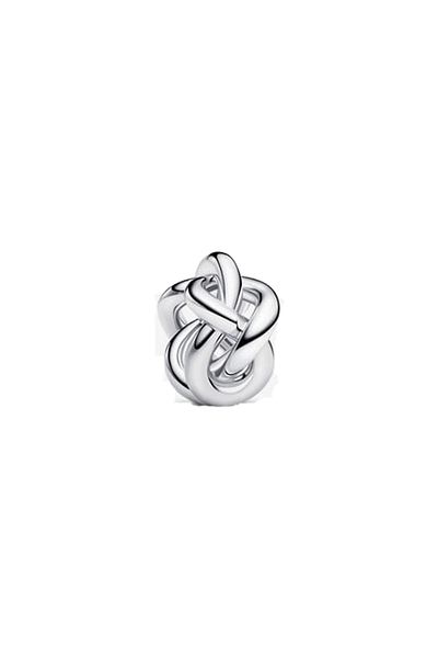 Fubena Endless Spiral Beads Silver Charm