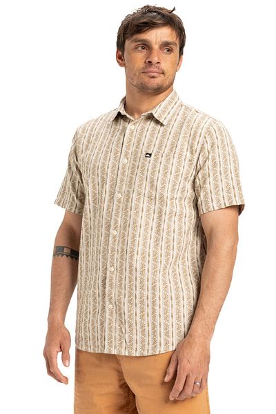 Quiksilver Street Way SS Ανδρικό κοντομάνικο πουκάμισο από οργανικό βαμβάκι – Πολύχρωμο EQYWT04608