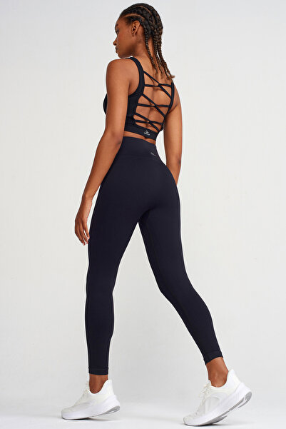 COMEUP Herringbone Patterned Recovery Leggings Black