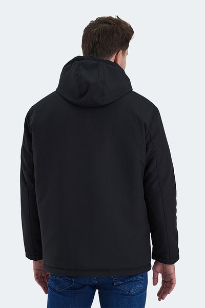 Slazenger HERBIES Ανδρικό Παλτό & Παλτό Μαύρο
